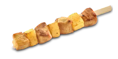 Chicken skever with pineapple